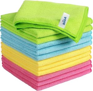 MR.SIGA Microfiber Cleaning Cloth Pack of 12