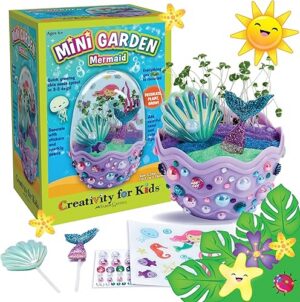 Creativity for Kids Mini Garden Mermaid Terrarium Kit
