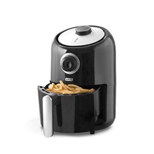 Dash Compact Air Fryer – Healthy Cooking with Auto Shut-Off Feature, Adjustable Temperature Control & Nonstick Fry Basket – Has AirCrisp® Technology – 2 Quart – Black